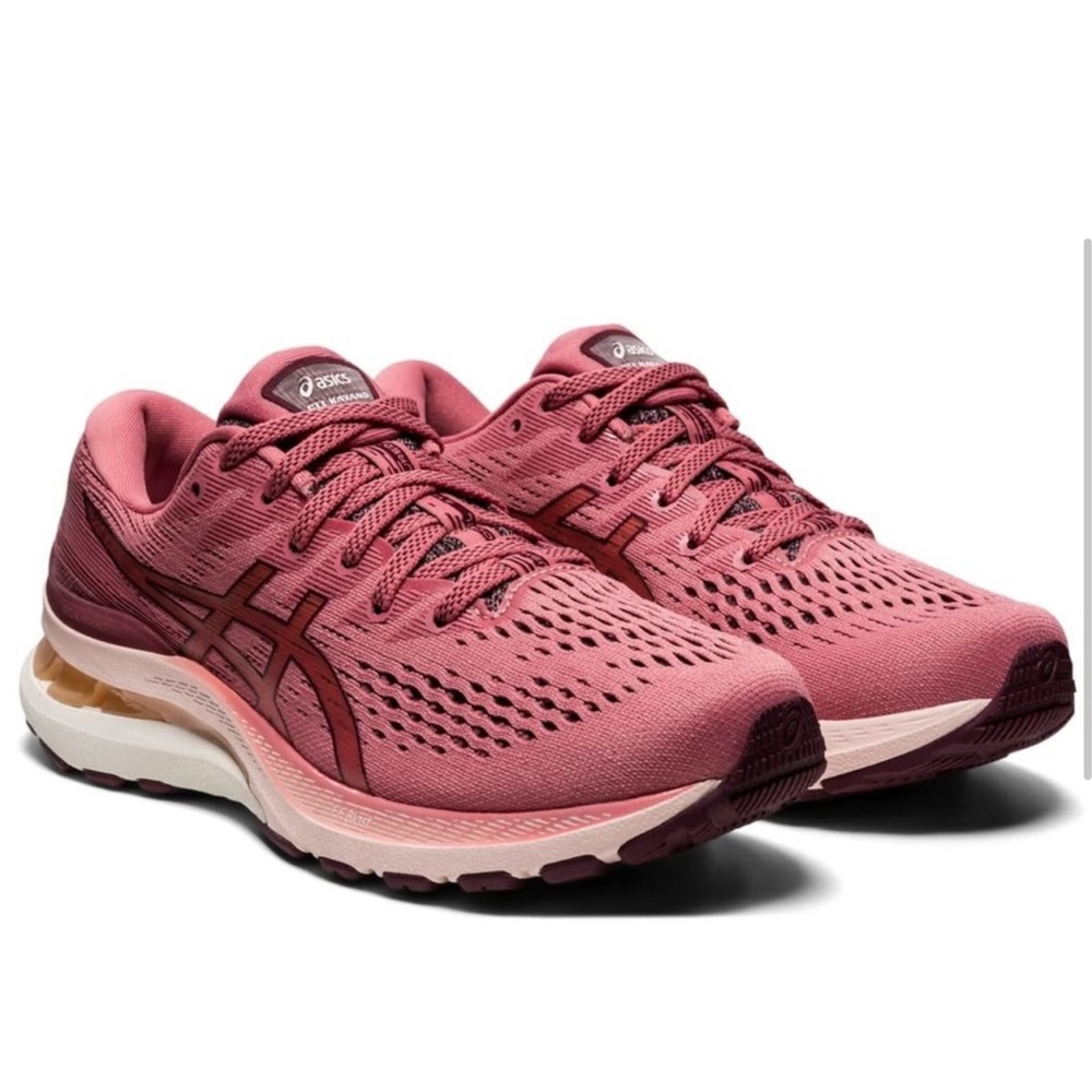ASICS WOMEN'S GEL-KAYANO 28
RUNNING SHOES, 8.5, SMOKEY ROSE/DEEP MARS